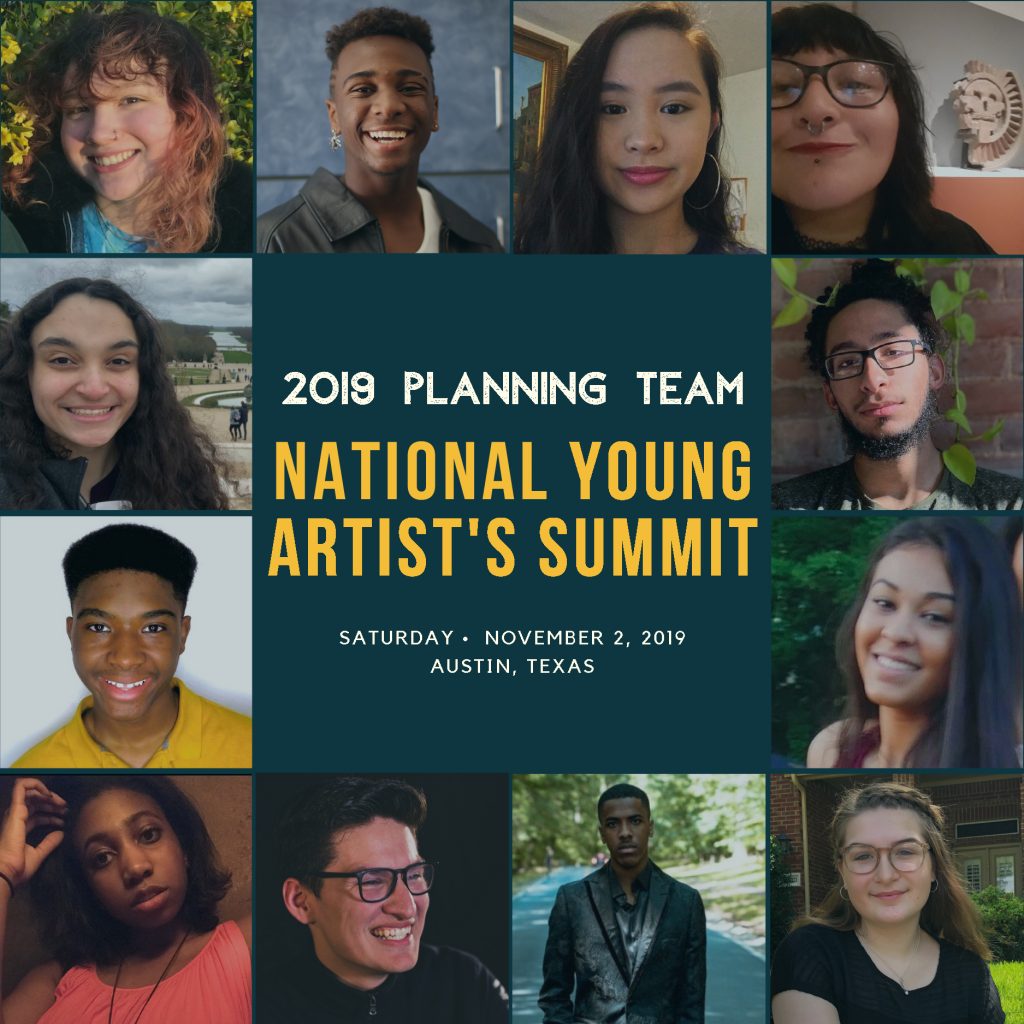The 2019 National Youth Arts Summit Planning Team